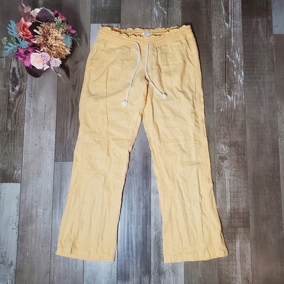 Roxy Women's Oceanside Pant Salmon Buff Exc Women's Size Small NWOT - Picture 7 of 16